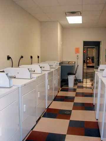 Washers and dryers in the laundry room