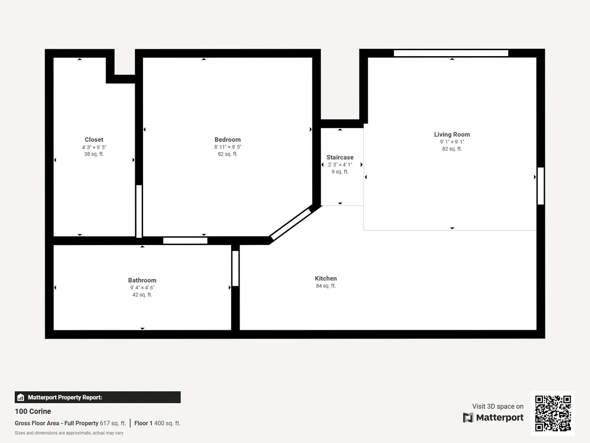 Villa 100: floor 1 plan