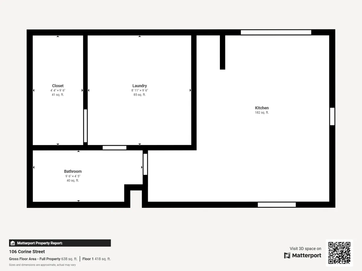 Villa 106: floor 1 plan